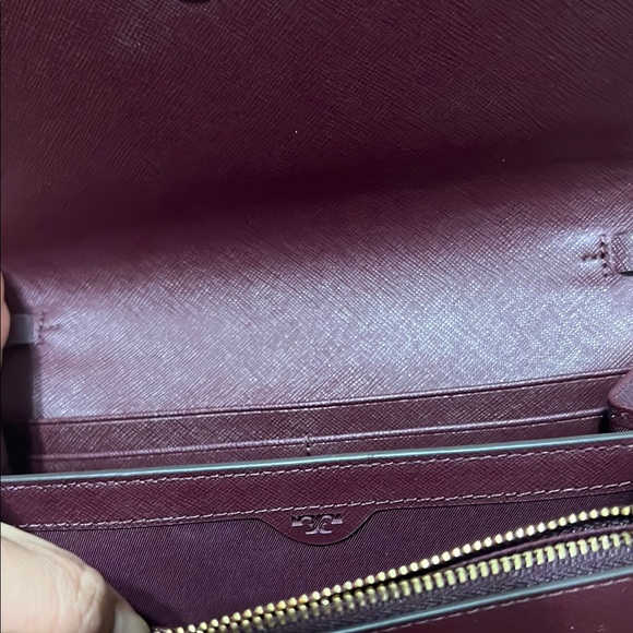 Tory Burch Burgundy Crossbody Bag - Picture 3 of 8